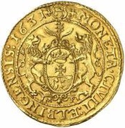3 Ducats - Gustaw II Adolf Swedish Occupation reverse image