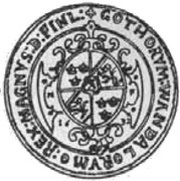 Portugał / 10 Dukat - Gustaw II Adolf Swedish Occupation, Poland, 1632 reverse image