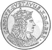 10 Dukat - Karol X Gustaw Swedish Occupation obverse image