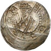 Denier Bracteate - Mieszko III the Old Gniezno or Kalisz mint, Poland, 1138-1202 reverse image