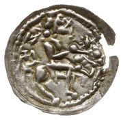 Denier Bracteate - Mieszko III the Old Gniezno or Kalisz mint obverse image