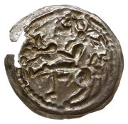 Denier Bracteate - Mieszko III the Old Gniezno or Kalisz mint, Poland, 1138-1202 reverse image