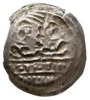 Denier Bracteate - Mieszko III the Old Gniezno or Kalisz mint, Poland, 1138-1202 reverse image