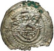 Denier Bracteate - Mieszko III the Old Gniezno or Kalisz mint, Poland, 1138-1202 reverse image