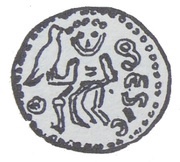 Denier Bracteate - Mieszko III the Old Gniezno or Kalisz mint obverse image
