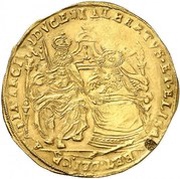 2 Sovereigns - Albert and Isabella obverse image