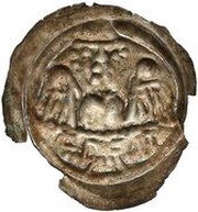 Denier Bracteate - Mieszko III the Old Gniezno or Kalisz mint, Poland, 1138-1202 reverse image