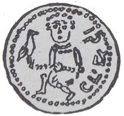 Denier Bracteate - Mieszko III the Old Gniezno or Kalisz mint obverse image