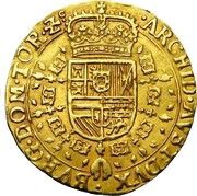 2 Sovereigns - Philip IV Type 2, Belgium, 1638-1657 reverse image