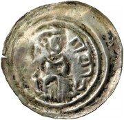 Denier Bracteate - Mieszko III the Old Gniezno or Kalisz mint obverse image