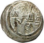 Denier Bracteate - Mieszko III the Old Gniezno or Kalisz mint, Poland, 1138-1202 reverse image