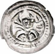 Denier Bracteate - Mieszko III the Old Gniezno or Kalisz mint obverse image