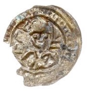 Denier Bracteate - Mieszko III the Old Gniezno or Kalisz mint obverse image