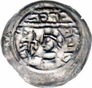 Denier Bracteate - Mieszko III the Old Gniezno or Kalisz mint obverse image