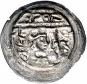 Denier Bracteate - Mieszko III the Old Gniezno or Kalisz mint, Poland, 1138-1202 reverse image