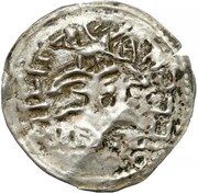Denier Bracteate - Mieszko III the Old Gniezno or Kalisz mint obverse image