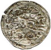 Denier Bracteate - Mieszko III the Old Gniezno or Kalisz mint, Poland, 1138-1202 reverse image
