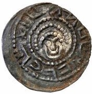 Denier Bracteate - Mieszko III the Old Gniezno or Kalisz mint obverse image
