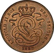 1 Centime - Léopold II French text obverse image