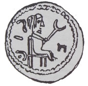 Denier Bracteate - Mieszko III the Old Gniezno or Kalisz mint obverse image