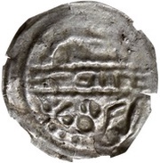 Denier Bracteate - Mieszko III the Old or Wladyslaw III Spindleshanks, Poland, 1173-1229 reverse image