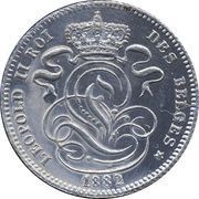 1 Centime - Léopold II Dutch and French text; Pattern obverse image