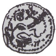 Denier Bracteate - Wladyslaw III Spindleshanks or Wladyslaw Odonic Gniezno mint obverse image
