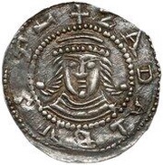 Denier Bracteate - Wladyslaw III Spindleshanks or Wladyslaw Odonic Gniezno mint obverse image