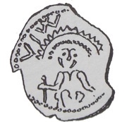 Denier Bracteate - Wladyslaw III Spindleshanks or Wladyslaw Odonic Gniezno or Poznań mint obverse image