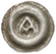 Denier Bracteate - unknown abbot jędrzejowski Jędrzejów mint obverse image