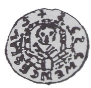 Denar - bishop krakowski Iwo Odrowąż Kraków mint obverse image