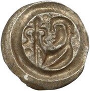 Denier Bracteate - Leszek the White Kraków mint, Poland, 1194-1227 reverse image