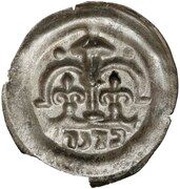 Denier Bracteate - Leszek the White Kraków mint, Poland, 1194-1227 reverse image