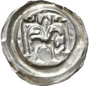 Denier Bracteate - Leszek the White Kraków mint, Poland, 1194-1227 reverse image