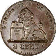 2 Centimes - Léopold I reverse image