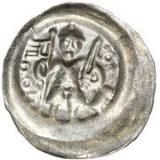Denier Bracteate - Leszek the White Kraków mint, Poland, 1194-1227 reverse image