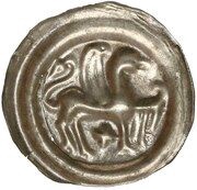 Denier Bracteate - Leszek the White Kraków mint, Poland, 1194-1227 reverse image