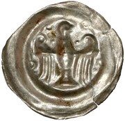 Denier Bracteate - Leszek the White Kraków mint, Poland, 1194-1227 reverse image