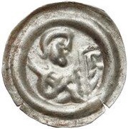 Denier Bracteate - Leszek the White Kraków mint obverse image