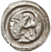 Denier Bracteate - Leszek the White Kraków mint, Poland, 1194-1227 reverse image