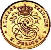 2 Centimes - Léopold II Pattern obverse image