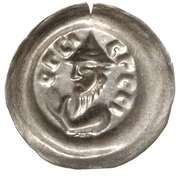 Denier Bracteate - Leszek the White Kraków mint, Poland, 1194-1227 reverse image