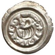 Denier Bracteate - Leszek the White Kraków mint, Poland, 1202-1227 reverse image