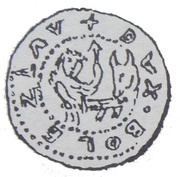 Denier Bracteate - Boleslaus V the Chaste or Bolesław the Pious Kraków or Poznań mint obverse image