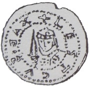 Denier Bracteate - Leszek II the Black Kraków mint obverse image