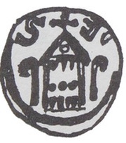 Denar - bishop kujawski Stefan Włocałwek mint, Poland, 1187-1198 reverse image