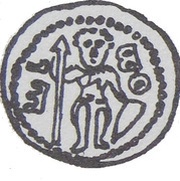Denar - Bolesław Mieszkowic or Leszek of Masovia Kruszwica or Inowrocław or Płock mint obverse image