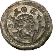 Denier Bracteate - Bolesław Mieszkowic or Leszek of Masovia Kruszwica or Inowrocław or Płock mint reverse image
