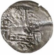 Denier Bracteate - Bolesław Mieszkowic or Leszek of Masovia Kruszwica or Inowrocław or Płock mint, Poland, 1173-1195 reverse image