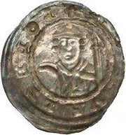 Denier Bracteate - Bolesław Mieszkowic or Leszek of Masovia Kruszwica or Inowrocław or Płock mint, Poland, 1173-1195 reverse image